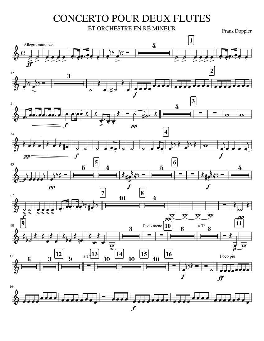 COR2FA. CONCERTO 2 FLUTES