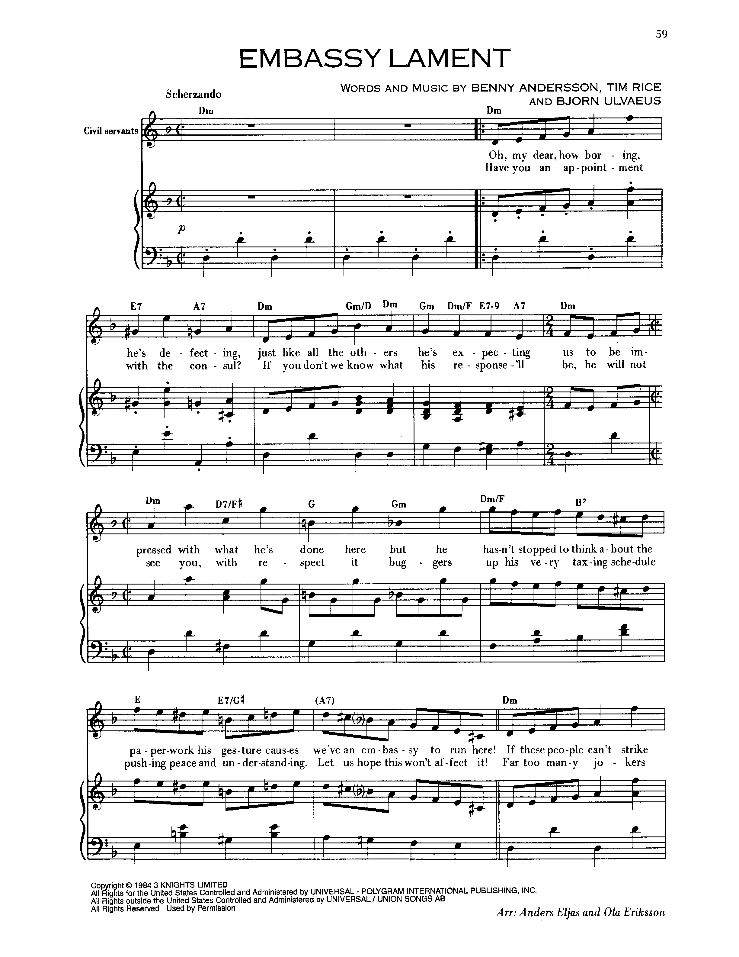 Embassy Lament (from 