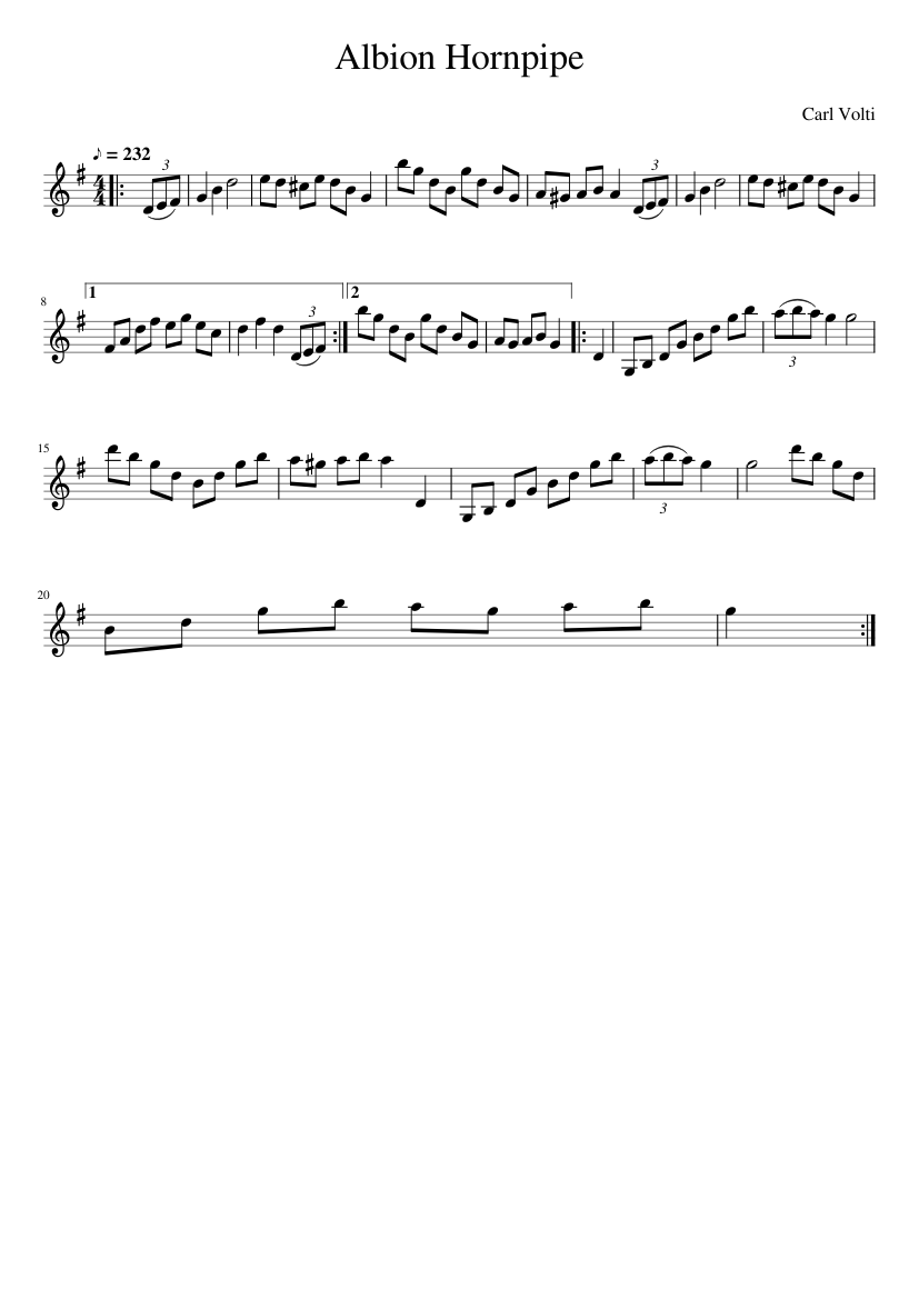 ALBION HORNPIPE