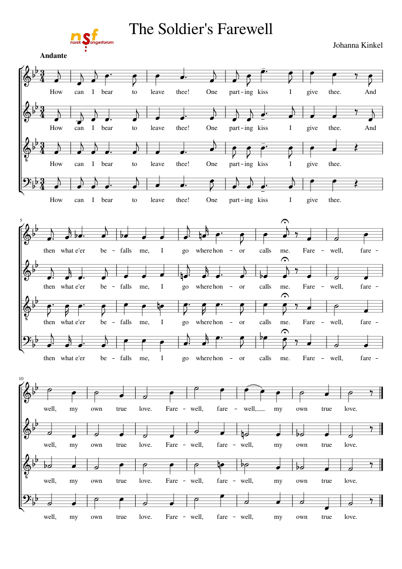 The Soldier's Farewell