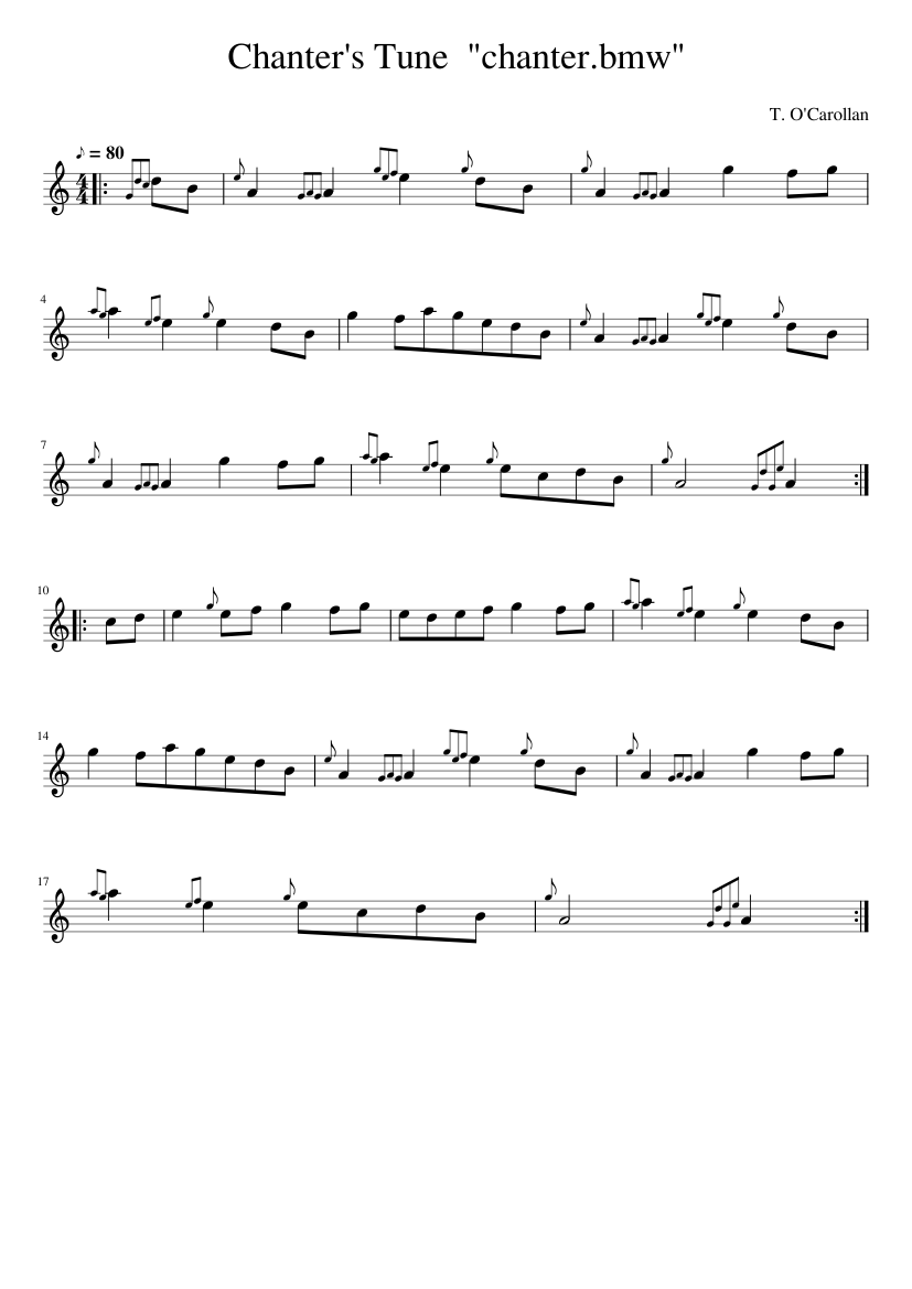 The Chanter's Song