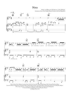 Free Nina By Ed Sheeran Sheet Music | Download PDF Or Print On.