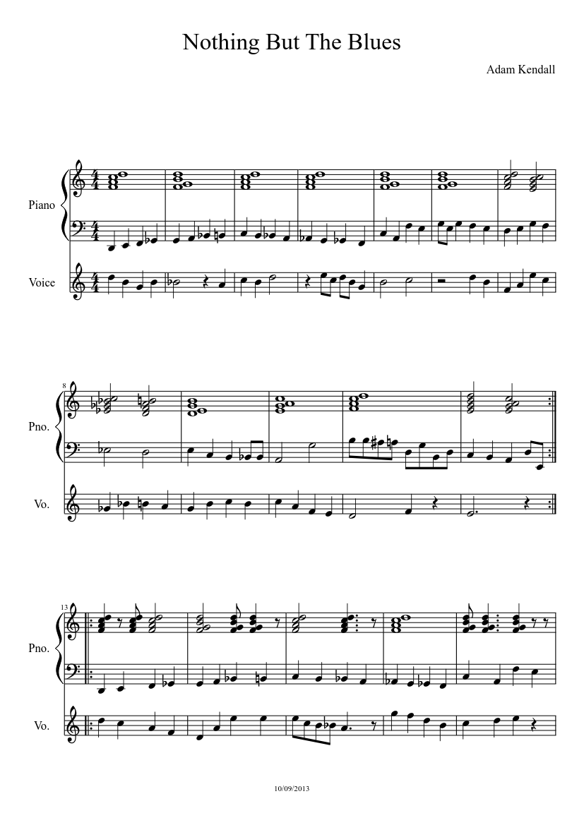 Nothing but the blues - Duke Ellington Sheet Music for Piano