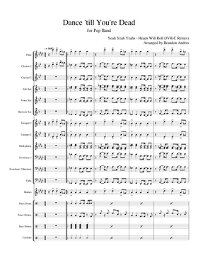 Heads Will Roll Jvh C Remix Sheet Music Free Download In Pdf Or Midi On Musescore Com Commonly associated with a dancing brazillian dog. heads will roll jvh c remix sheet