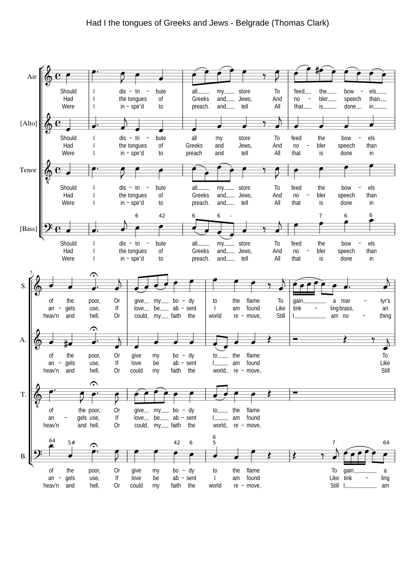 Had I the tongues of Greeks and Jews