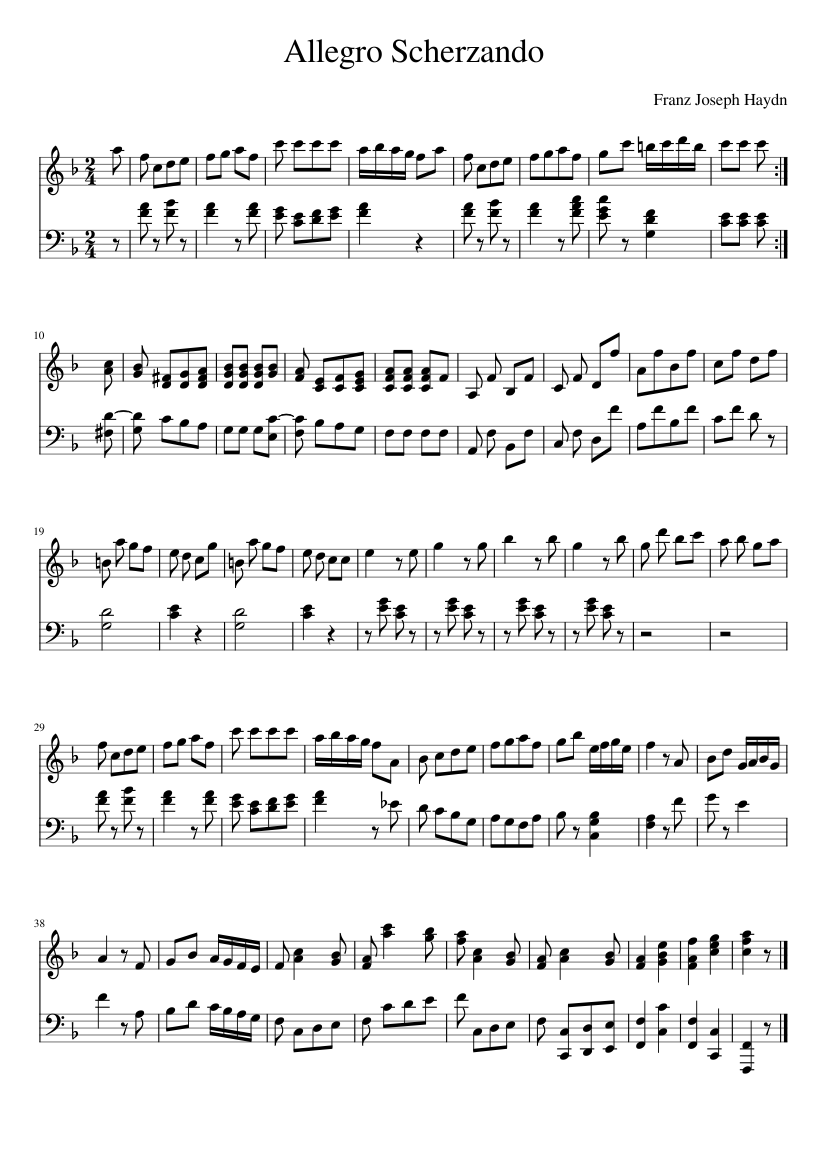 Allegro Scherzando