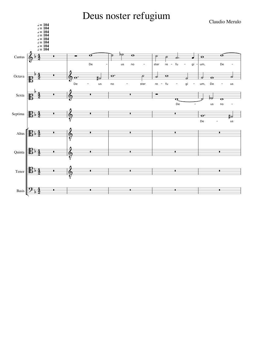 Deus noster refugium