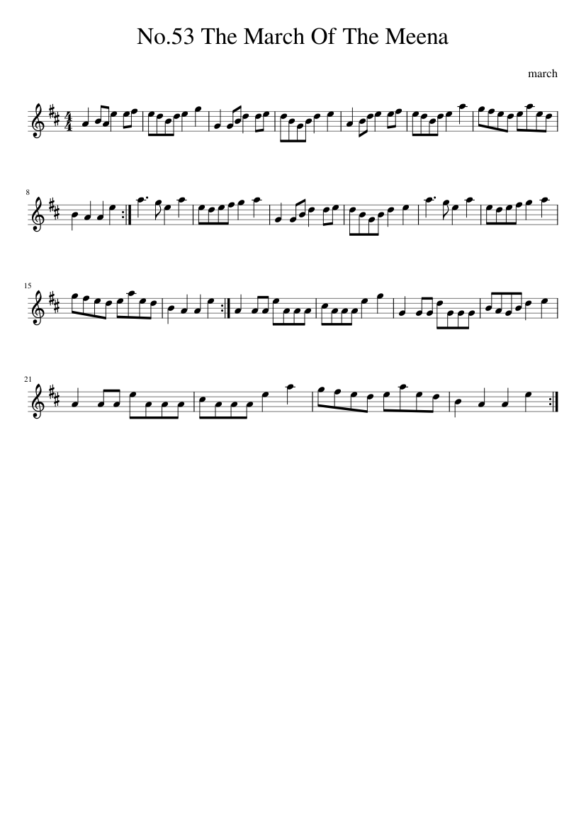 No.53 The March Of The Meena