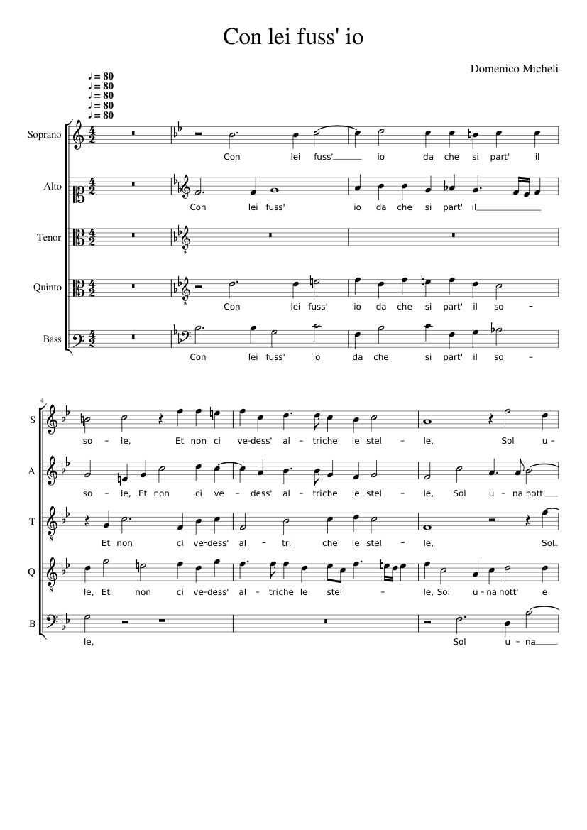 Con lei fuss' io