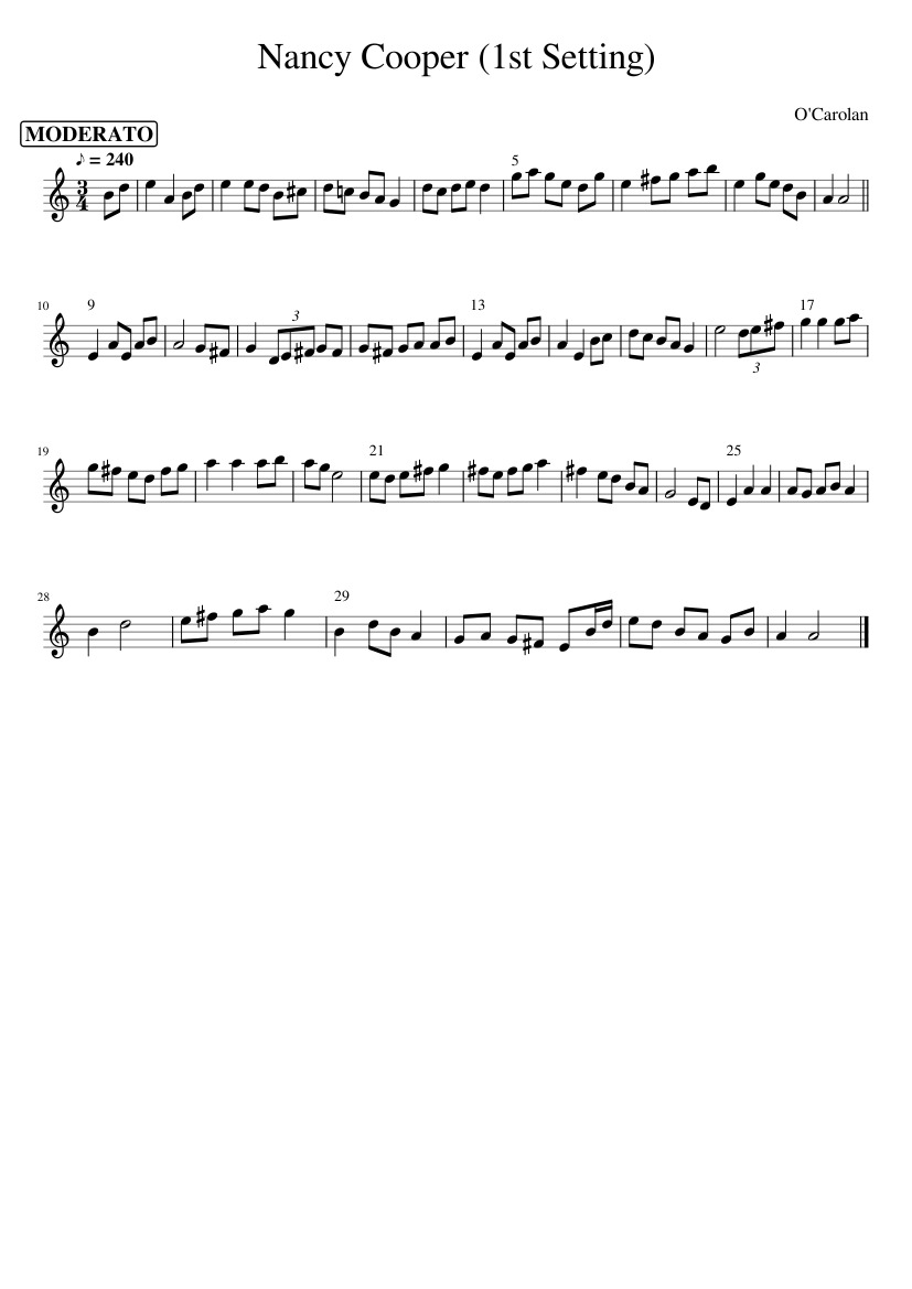 Nancy Cooper (1st Setting) cwto<bb