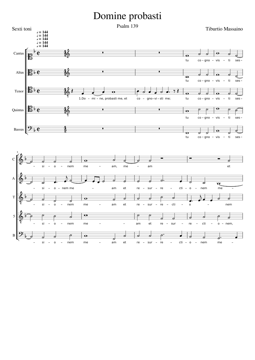 Domine probasti