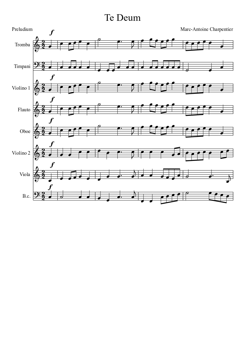 Te Deum (Prelude)