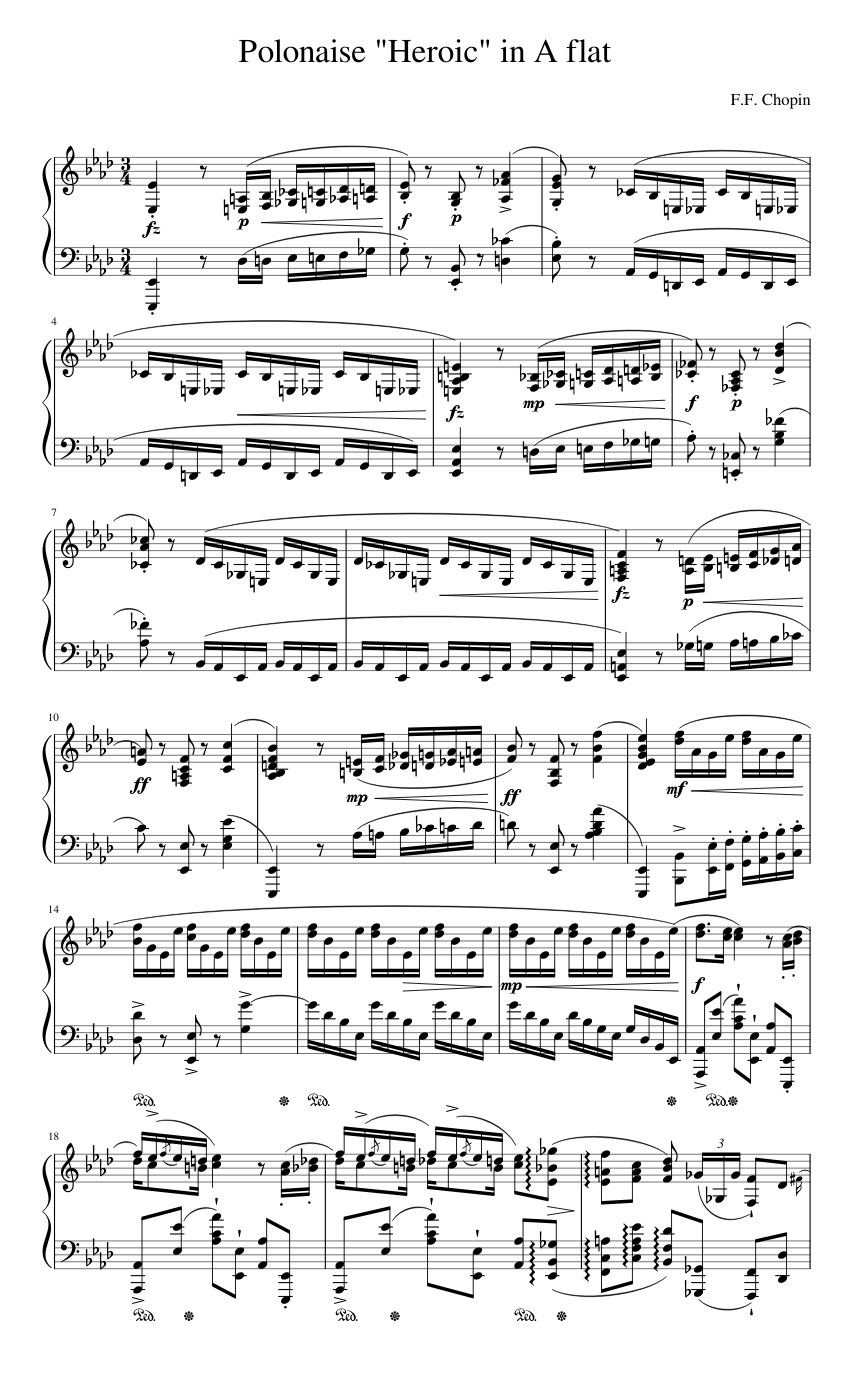 Polonaise in A-flat major Op.53