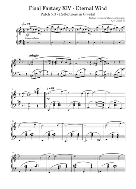 Free Eternal Wind by Nobuo Uematsu sheet music | Download PDF or print on  Musescore.com