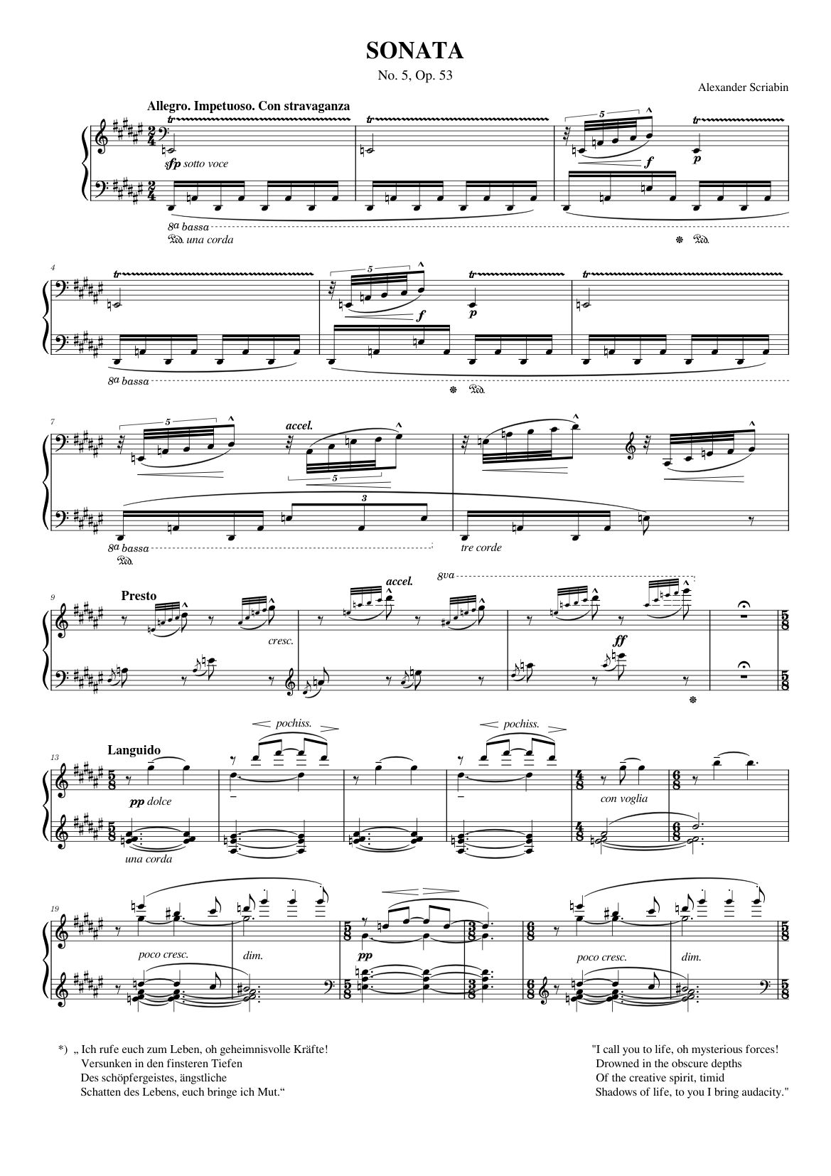 Piano Sonata No.5 Op.53