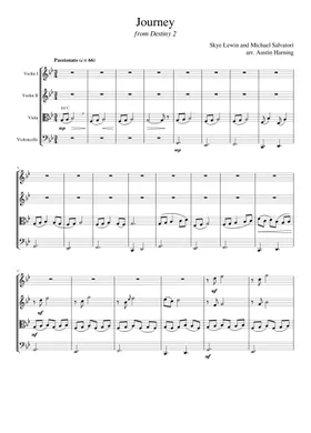 Free Destiny 2 - Journey by Misc Computer Games sheet music | Download PDF  or print on Musescore.com