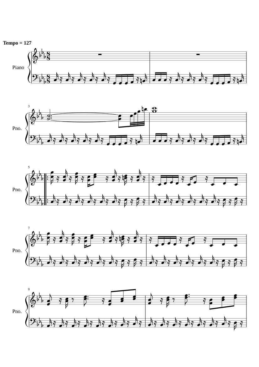 Heart of Fire Sheet music for Piano (Solo) | Musescore.com