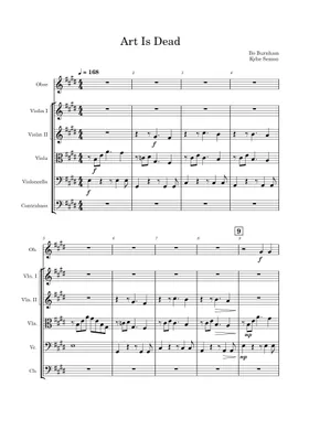 Free Art Is Dead by Bo Burnham sheet music | Download PDF or print on  Musescore.com