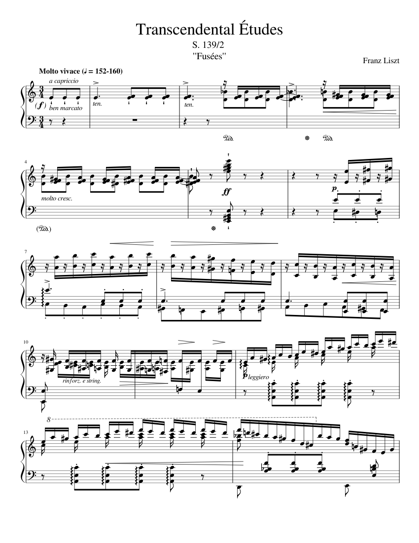 Études d'exécution transcendante S.139