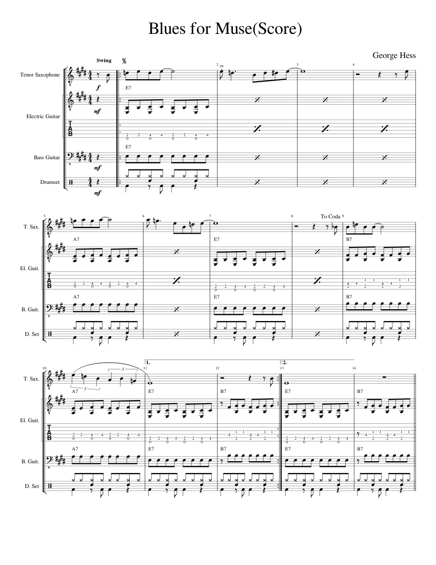 Blues for MuseScore