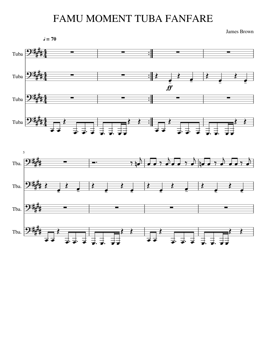 FAMU MOMENT TUBA FANFARE