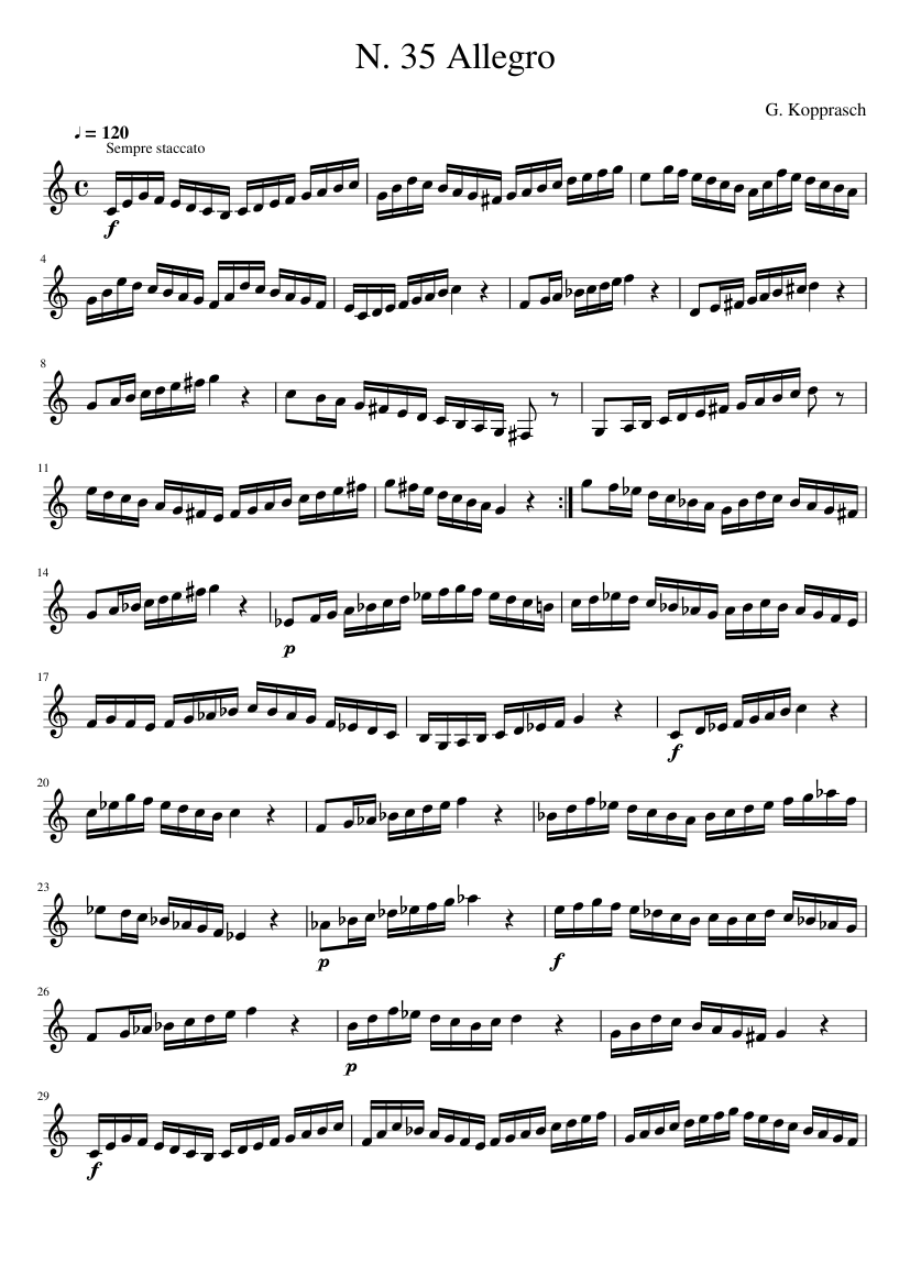 60 studies for bass horn