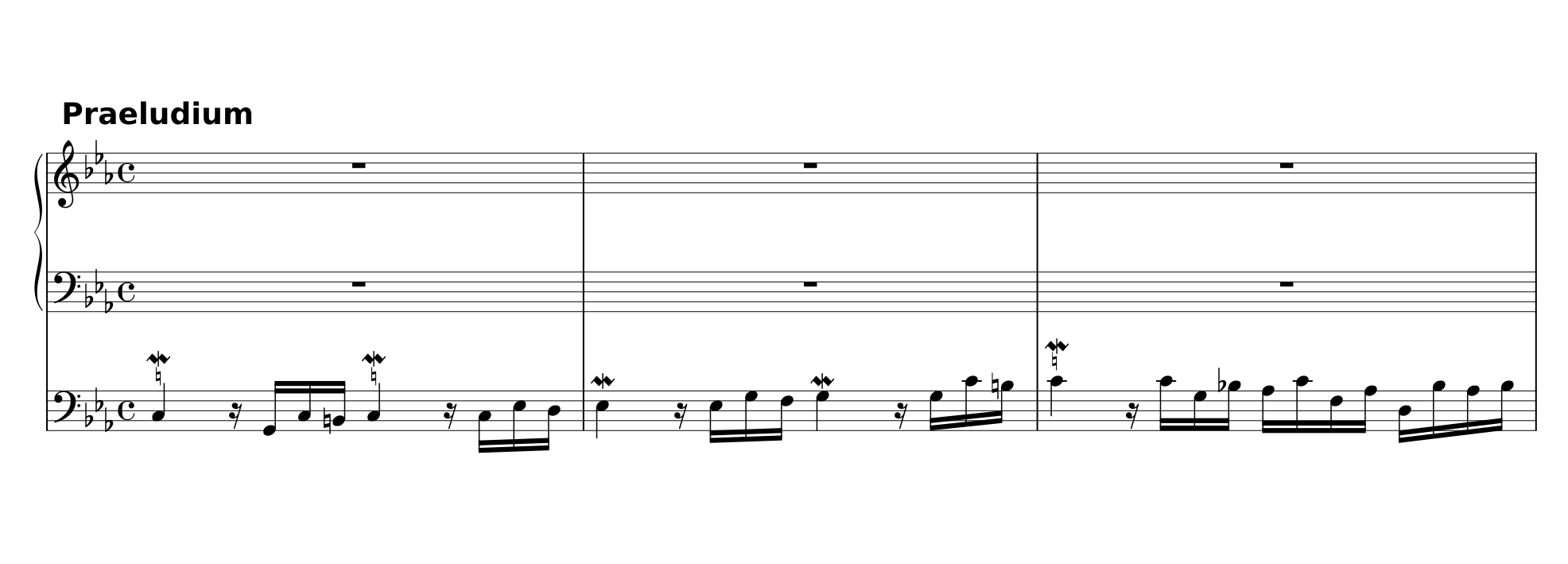 Prelude and Fugue in C minor BWV 549
