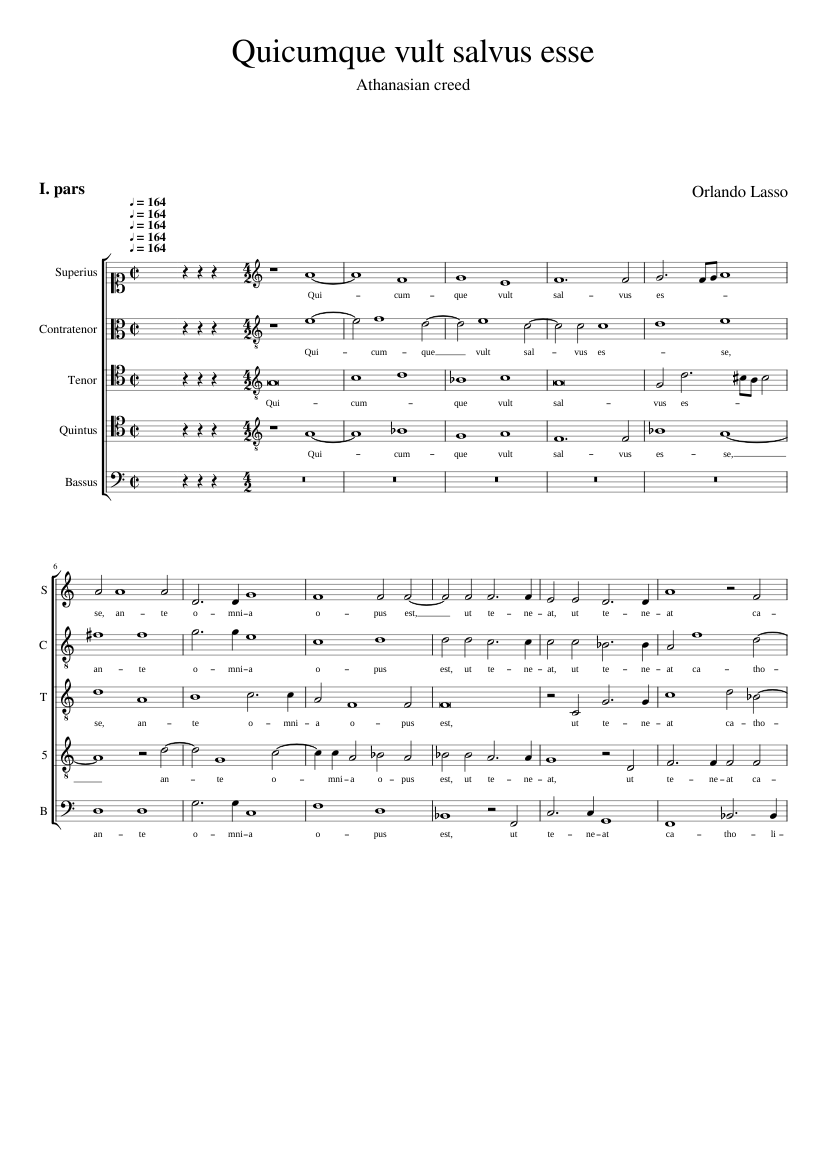 Quicumque vult salvus esse