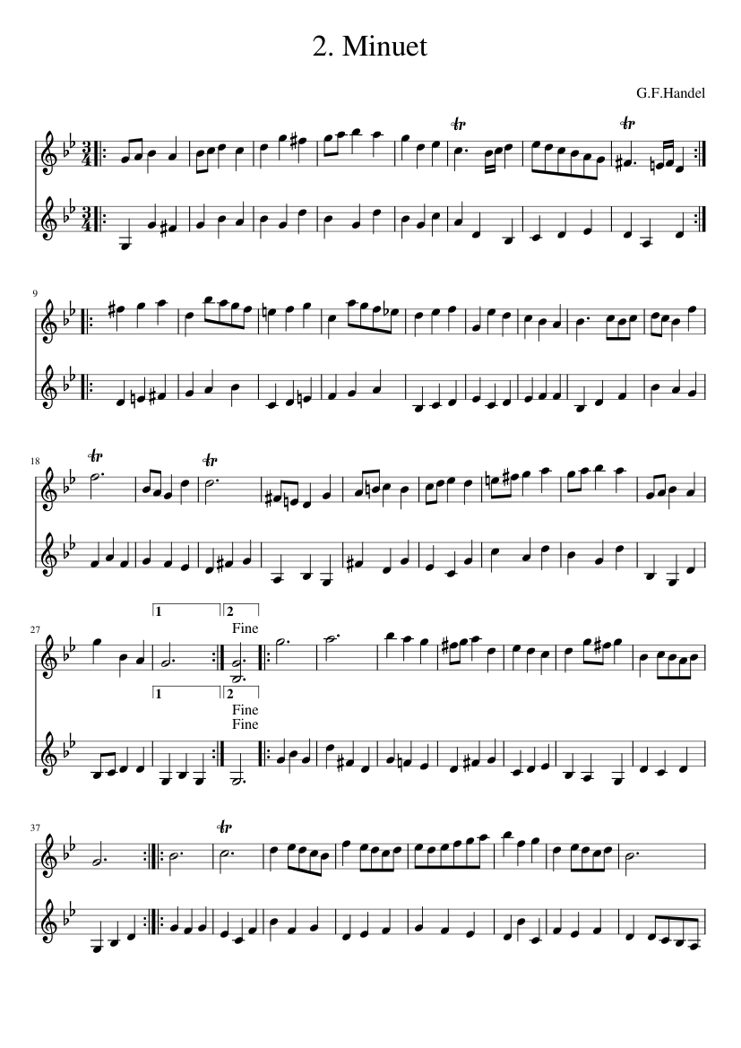 2. Minuet
