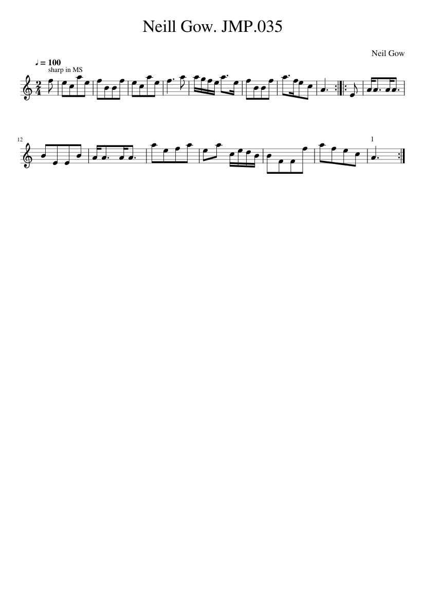Neill Gow. JMP.035