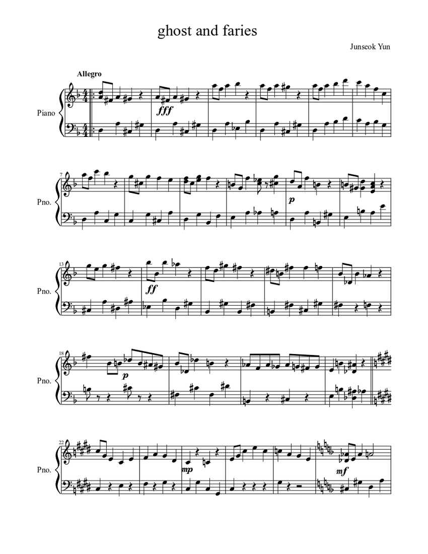 ghost muse chords piano