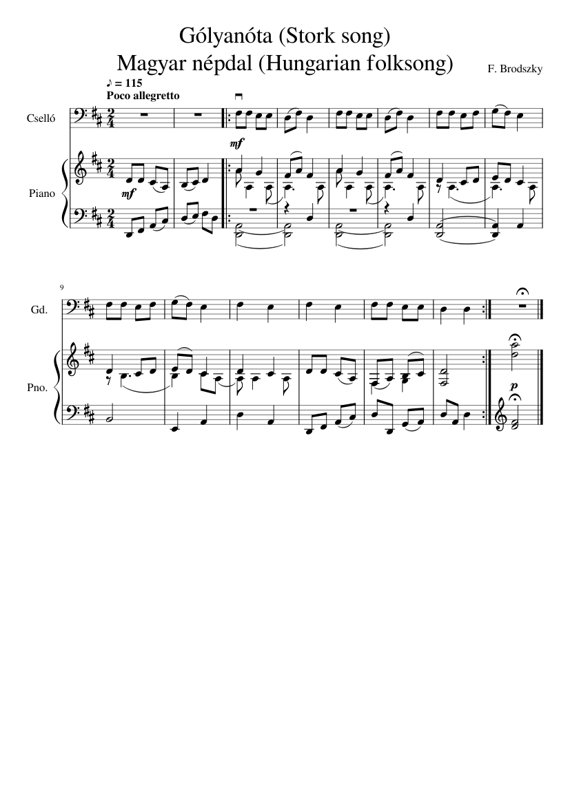 Golyanota (Stork song)