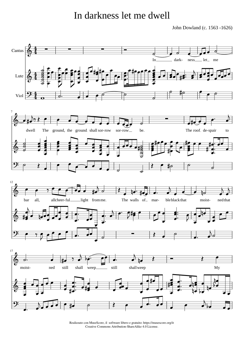 In darkness let me dwell