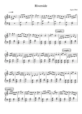 Free Riverside by Agnes Obel sheet music | Download PDF or print on  Musescore.com