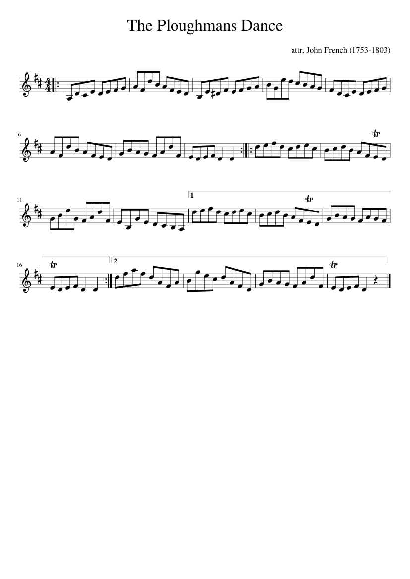 the Ploughmans Dance