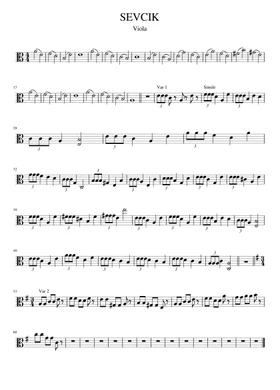 Expression Anthology cargo Free 40 Variations, Op.3 by Otakar Ševčík sheet music | Download PDF or  print on Musescore.com