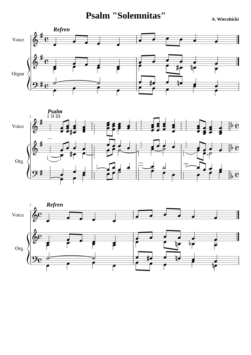 Psalm Solemnitas