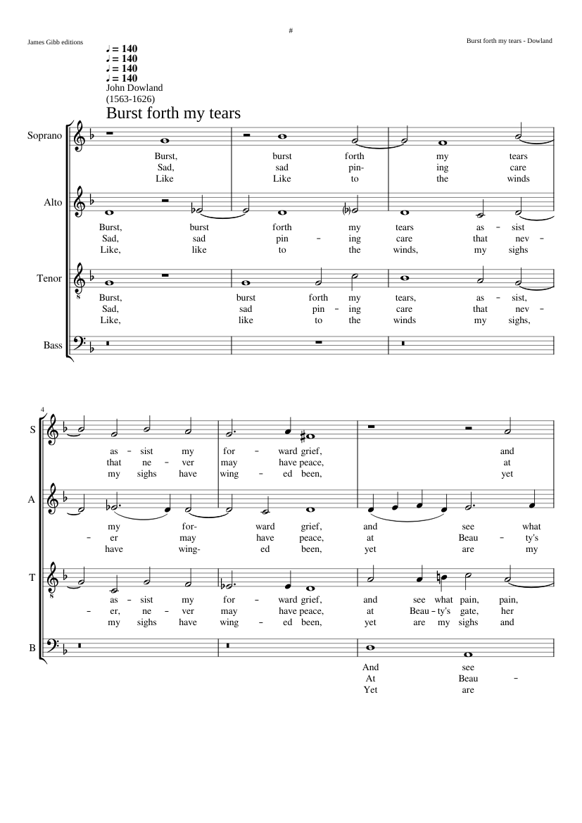 Burst forth my tears