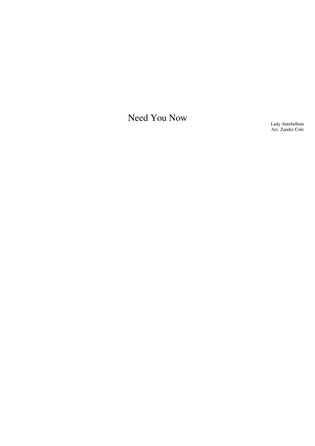 Lady antebellum need you now video version