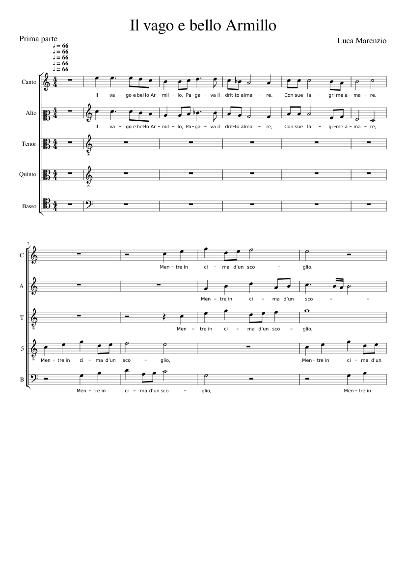 Il vago e bello Armillo