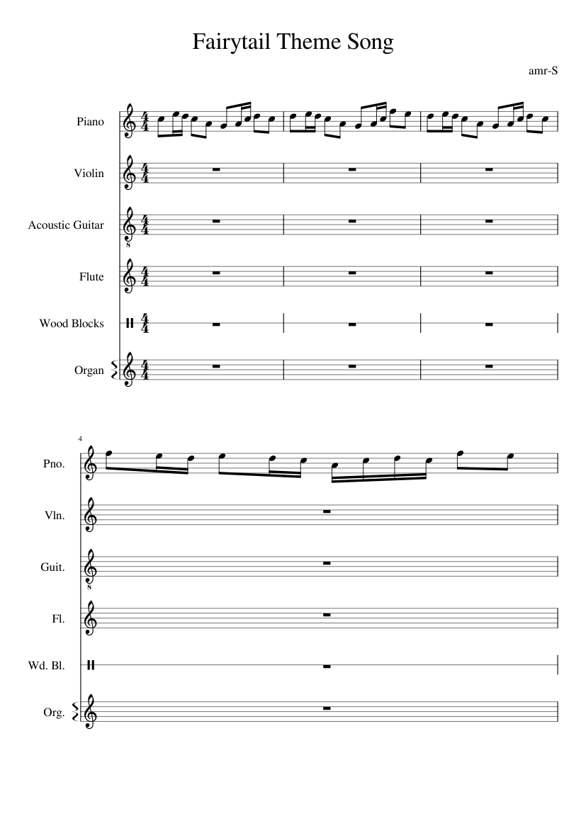 fairy tail - main theme