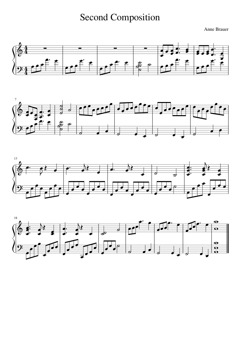 Second Composition