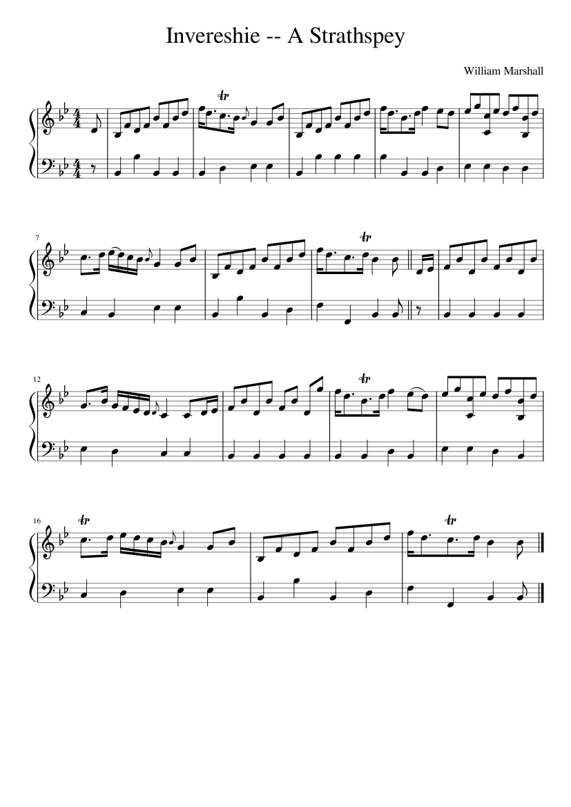 Invereshie -- A Strathspey