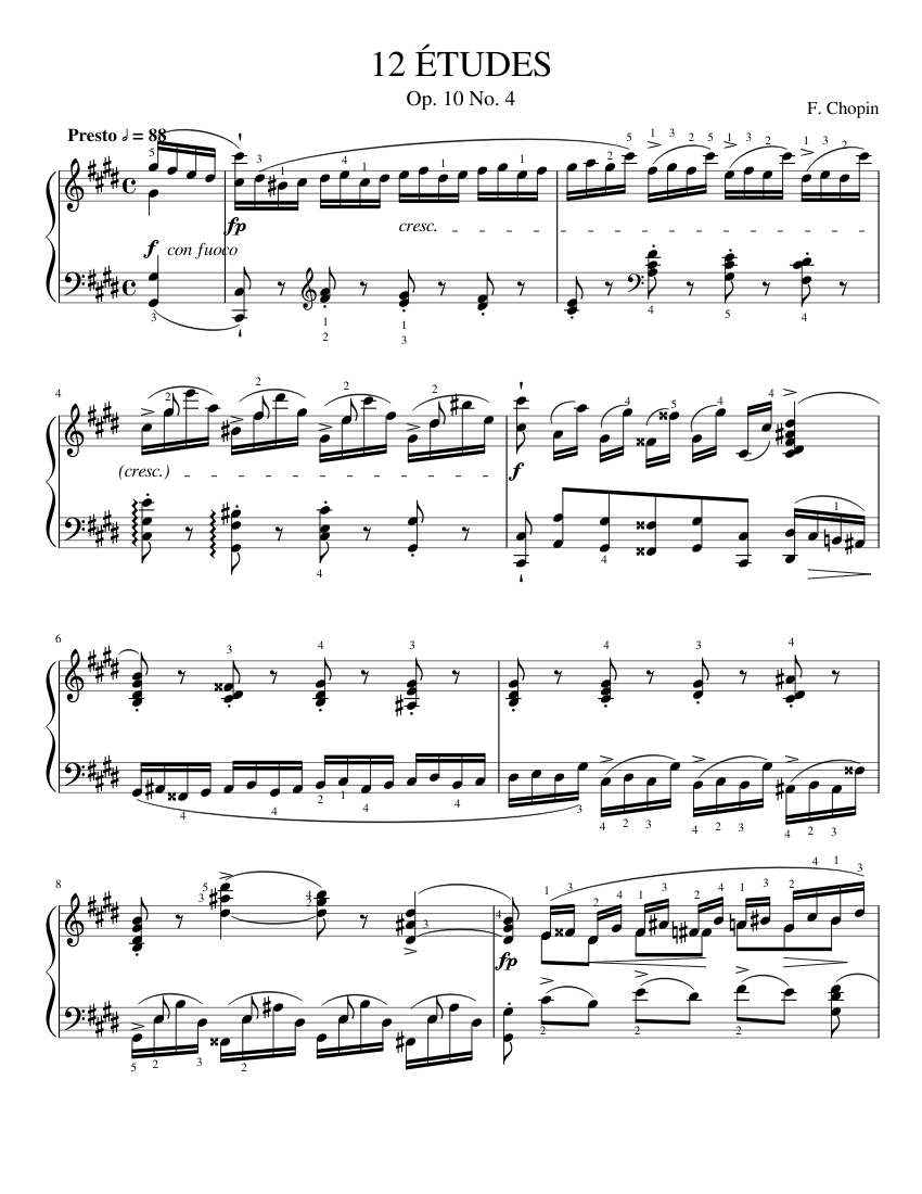 Études Op.10