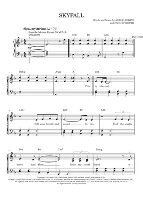 Easy piano sheet music | Play, print, and download in PDF or MIDI sheet  music on Musescore.com