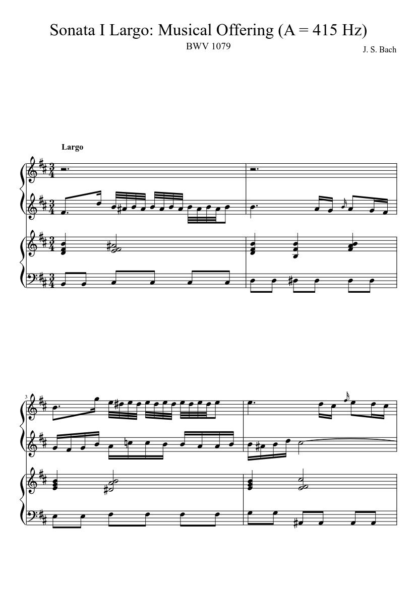 Musikalisches Opfer BWV 1079