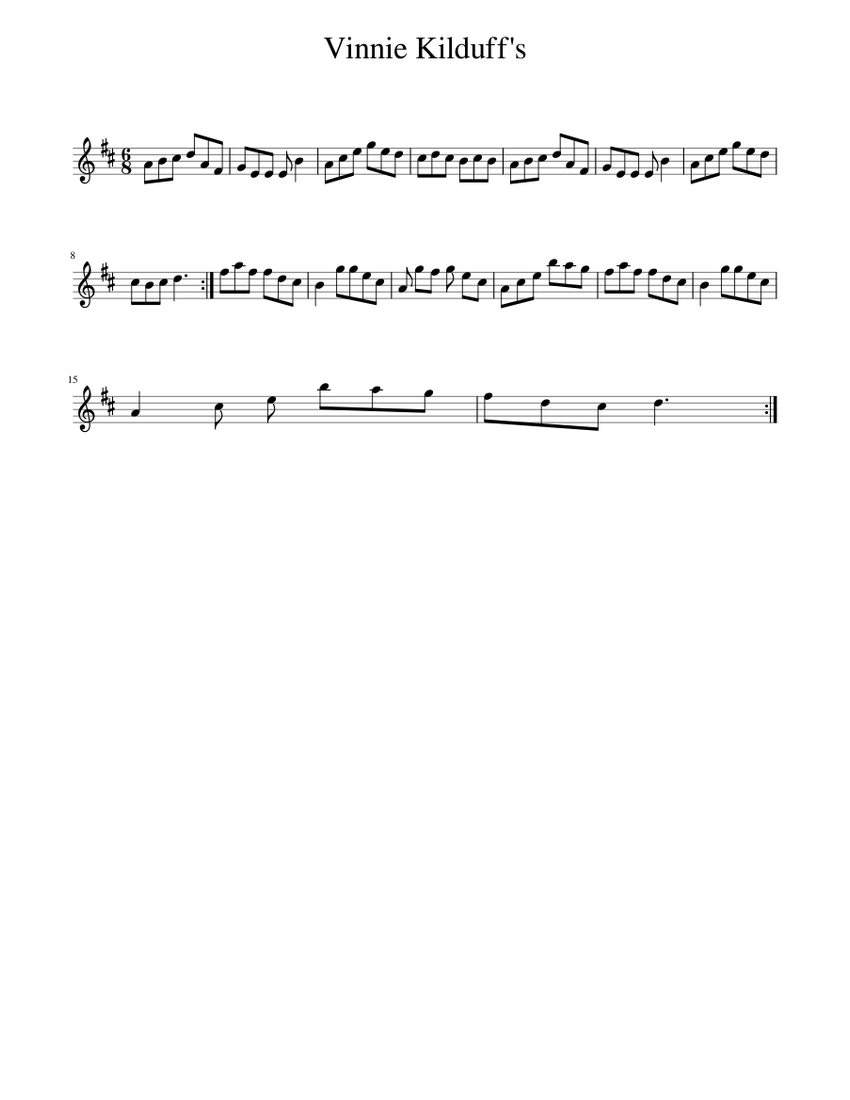 Vinnie Kilduff's Sheet music for Piano (Solo)