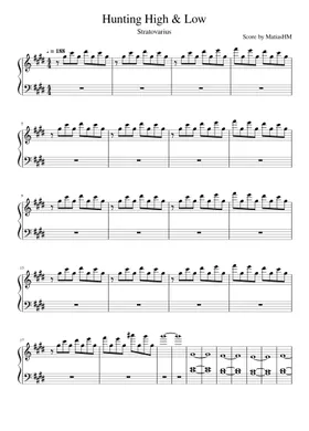 Free Stratovarius sheet music | Download PDF or print on Musescore.com