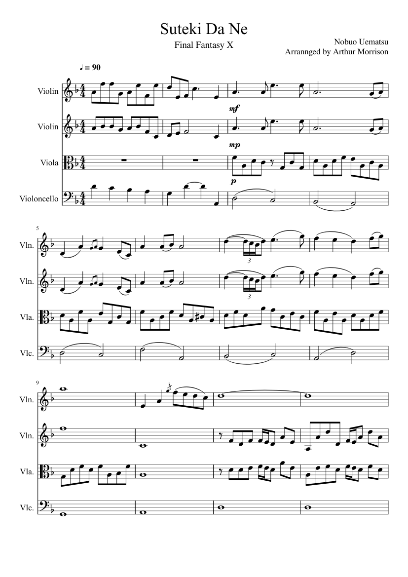 Final Fantasy X - Suteki Da Ne (Isn't it Beautiful)