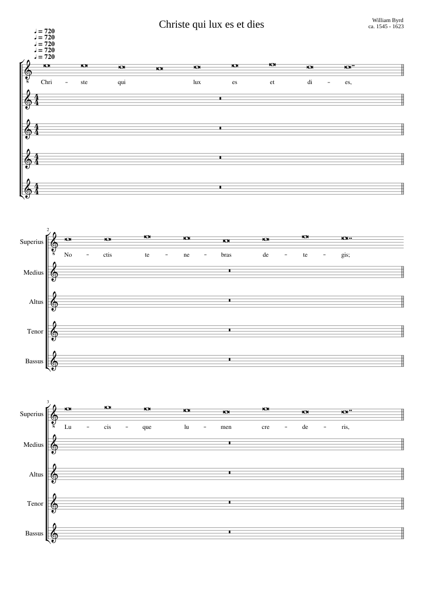 Christe qui lux es et dies (Precamur sancte Domine)
